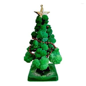 Decoraciones navideñas Árbol de cristal de crecimiento mágico Crecimiento mágico de los niños Sensación de bricolaje