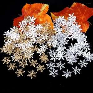 Décorations de noël flocons de neige confettis arbre de noël ornements pour la maison hiver fête mariage gâteau décor fournitures 2023