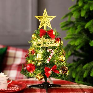 Navidad moda Santa bendición palabras PVC regalo árbol de Navidad decoración Navidad luz cadena para el hogar vacaciones Dector