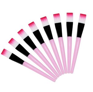 Crystal Stick Mask Brush Aplicadores Lápiz labial Pulido Etiqueta blanca Pinceles huecos de dos colores Maquillaje envío gratis 100