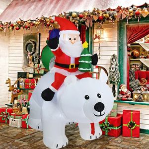 Christmas Toy inflatable decorative toys with builtin LED lights Inflatable model Indoor and outdoor decoration party Year garden 231122