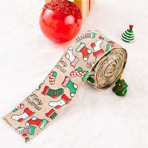 Rubans filaires de Noël Buffalo Plaid Arbre Renne pour Noël DIY Emballage Mariage Floral Craft Couronnes Arcs RRE15215