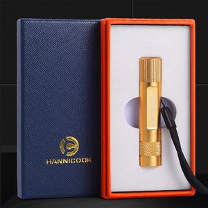 Cigar Borer Holder Ash All-in-one Portable Double Gauge Sharp Borer Caja de lujo Accesorios para fumar