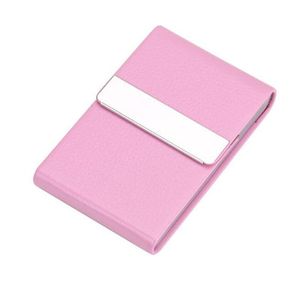 Cigarette Case Cigar Storage Box Stainless Steel Multifunction Card Cases PU Tobacco Holder Smoking Accessories