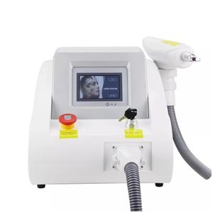 Uso clínico efecto evidente 532/1064/1320nm pecas/lentigos/marcas antiguas q conmutadas máquina de eliminación de tatuajes con láser nd yag