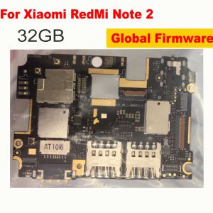 Circuits Global Frimware Board Contexte pour Xiaomi Redmi Note 2 32 Go Note2 Motorard déverrouillé avec des puces Circuits Flex Cable avec Google