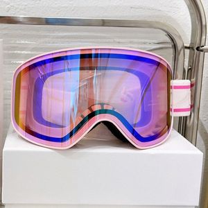 Cl Gafas de esquí Gafas de esquí Gafas de snowboard para nieve Hombres y mujeres ANTI-FOG Gafas de invierno profesionales Diseñadores Estilo Diseño de marco especial Anteojos B4tO #