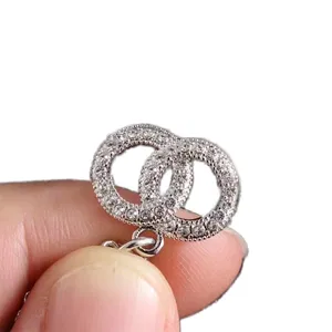 Pulsera de diseño clásico perla estrella encanto chapado pulsera de plata cadenas para mujeres pulseras de cristal joyería de boda envío gratis zh189 E4