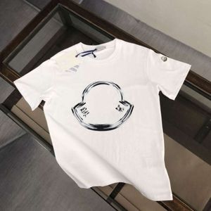 Diseñador clásico T shirs hombres camiseta moda verano suelto casual cuello redondo manga corta camisa para hombre para mujer de alta calidad letra impresión gráfica tee dos colores