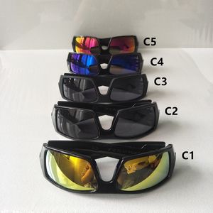 Lunettes de soleil de conduite classiques pour hommes, monture noire, lunettes de soleil de marque, verres acryliques, cyclisme, lunettes de couleur éblouissantes
