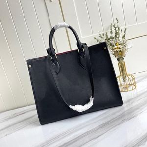 Classique de haute qualité Fashion Luxurys Designers Sacs sacs à main ONTHEGO Medium Tote sacs à main Femmes Shopping Sac à main Mono Embossed Shoulder Bag totes free ship