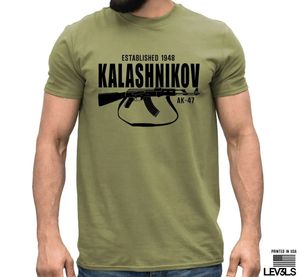 T-shirt de fusil d'assaut classique Kalashnikov AK-47