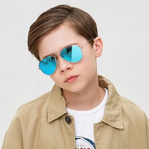 Classic Kids Polaris Sunglasses Fashion Children Pilot Sun Glases Frame Metal Firls Outdoors Goggle Lunes UV400