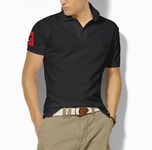 Classic Mens Big Horse Broderie T-shirt Designer Polo Polos pour hommes Haut de gamme Polo Mode Polo Col Haut À Manches Courtes Pour Hommes