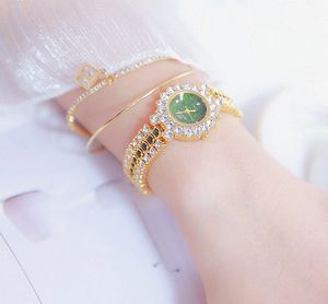 Reloj de cuarzo clásico para mujer Vestido de moda Relojes de mujer Banda de color dorado Acero inoxidable 41 mm Reloj de pulsera joyería