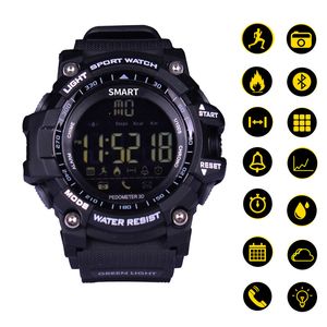 Classic Smart Watch Notification Remote Control Pedometer Sport Watches IP67 Bluetooth Clock EX16 Waterproof Men's Wristwatch