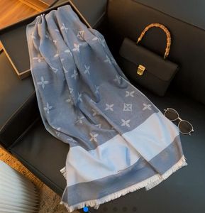 Écharpe de printemps classique cachemire argent soie designer haute qualité longue serviette luxe texture lettre écharpes fines