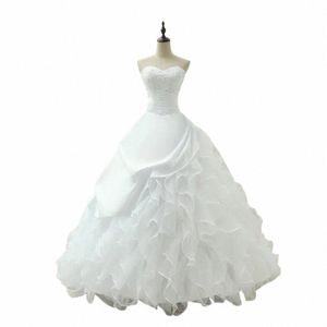 Robe De mariée De Style classique, robes De bal, bretelles appliquées, nouvelle collection 2023, Train chapelle, P397 #