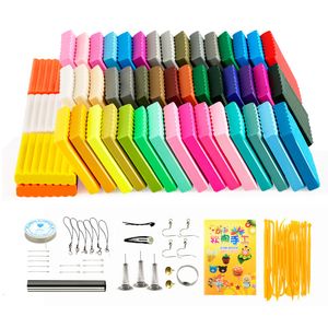Clay Dough Modeling 243650 Colors Polymer Fimo DIY Soft Set Molding Craft Oven Bake Blocks Montessori Early Education Toy For Kids 230621