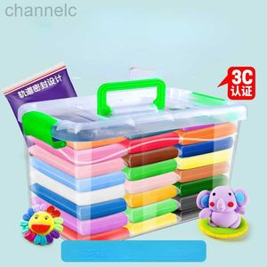 Clay Dough Modeling Air Dry Plasticine Educational 5D Toy for Children Gift Play 36 Colors Light Playdough Slimes Kids Polymer