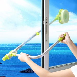 Nettoyers Télescopic High-Orist Cleaning Glass Sponge ra Mop Cleaner Brush pour laver les fenêtres brosse à poussière Nettoyez les fenêtres Hobot 168 188