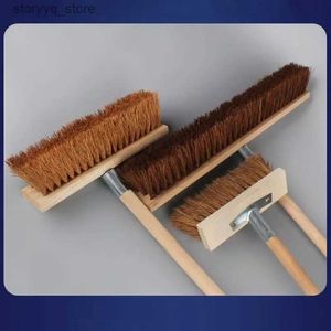 Brosses de nettoyage Brosse de nettoyage large multifonctionnelle, balai de jardin extérieur, 3 tailles, outil de nettoyage de sol pour cours, pelouses, parcs et maison L240304