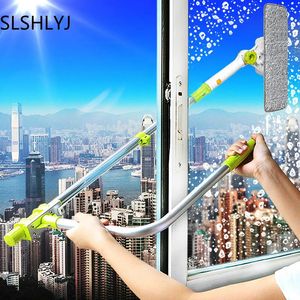 Cleaning Brushes Eworld Upgraded Telescopic High-rise Window Cleaning Glass Cleaner Brush For Washing Window Dust Brush Clean Windows Hobot 231124