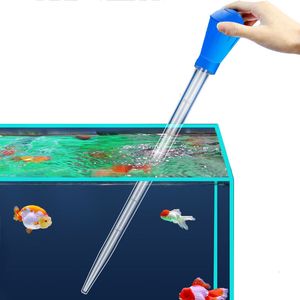 Cleaning Tools Lengthen Pipettes Aquarium siphon fish tank vacuum cleaner Simple cleaning tool for aquarium water changer 29cm 45cm 30ml 50ml 230428