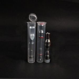 Clear Childproof plastic tube for dank cartridge ecig Tank Packaging Ceramc coil carts