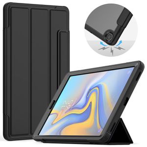 Funda protectora tipo folio con parte trasera dura transparente para PC Smart Cover Auto Sleep/Wake para Samsung Galaxy Tab A 10.1 2019 Modelo SM-T510 SM-T515 SM-T517