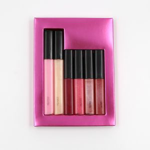 6 pièces boîte de brillant à lèvres lèvres complètes maquillage dodu Kit Style de vacances pour les femmes hydratant nutritif hydratant maquillage brillant à lèvres ensemble