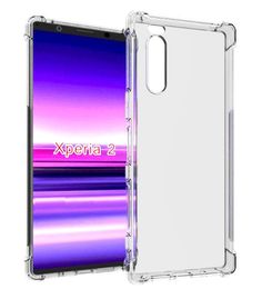 Étuis transparents pour Sony Xperia 5 IV 1 III 10 Plus L3 étui en silicone transparent Protection souple TPU Gel peau couverture arrière