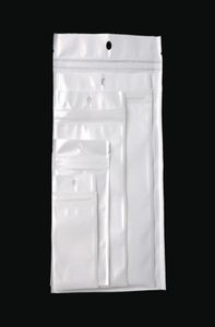 Clearwhite Pearl Plastic Poly OPP Embalaje Zip Paquetes minoristas Bolsa de plástico de PVC 1119 cm 1215 cm 1220 cm 1321 cm 1324 cm 1624 cm 5006770652
