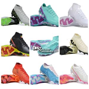 Tacos Botas Mercurial 15 FG Zapatos de fútbol 9 Zapatos de fútbol IX Elite Zapatillas con pinchos CR Blanco Negro Rojo Verde Azul Botas en Retrokicks para la venta