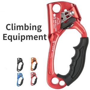 Harnais d'escalade, dispositif professionnel d'ascension à main, poignée d'alpiniste, outils de corde gauche droite, roche d'extérieur 231216