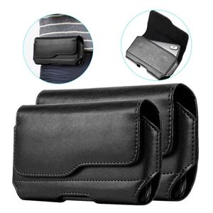 Étuis de téléphone en cuir PU avec ceinture à Clip, étui universel à rabat pour iPhone 13 14 15 Pro Max 6.3 pouces Samsung