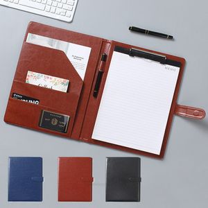 Clipboards Multifunctional A4 Conference Folder Business Stationery Leather Contract File Folders 230926