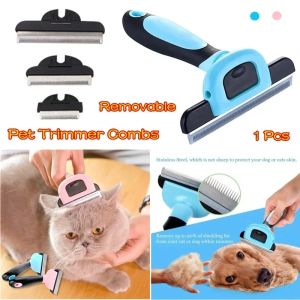 Clippers Coce Coce Cabello de cabello Cats Bisagra Grooming Herramientas Pet Pet Desmaller Pet Timmer Pet Combs Furmins For Cat Dog