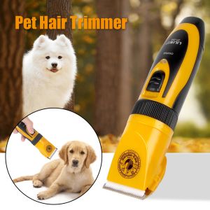 Clippers Pet Hair Clipper Corte de cabello Timbre Sid y tijeras eléctricas para el gato de conejo Grofer Cortero Clipper Cerámico Cerámica Cerámica