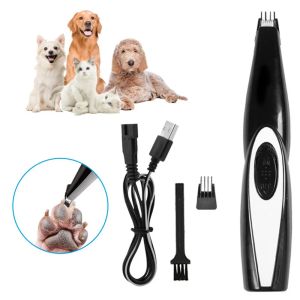 Clippers Pet USB USB recargable Pets Professional Timmer Pet Hair Pe Hair Kit Crooming Kit Cats Pet Foot Clipper Grooming For Dogs Cats