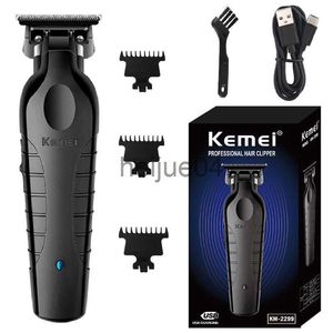 Clippers Trimmers Kemei Zero Blade Haarschneider Professioneller Bartschneider für Männer Elektrischer Haarschneider Wiederaufladbarer Haarschnitt hine Barber Shop x0728