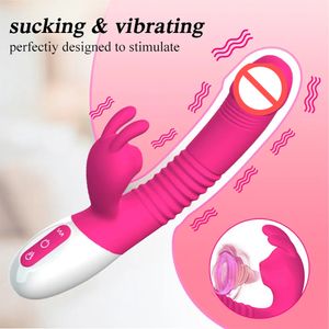 Vibromasseur clitoridien pour femmes sucer la langue léchant stimulateur sous vide puissant G Spot lapin vibrateur Sex Toys femme pour adultes