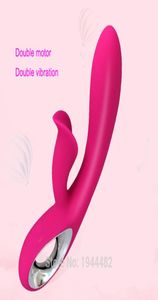 Clitoris Vibratorg Spot Vibrator Magic Wand Sex Sex Dolls for Women Dildo vibration langue sex ToyDual Motor9 Speed USB Charging4817359
