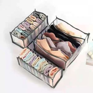 Placard Organisateur Boîte De Rangement Pliable Sous-Vêtements Organisateurs Tiroir De Rangement Jeans Chaussettes Séparation Organisateur Pantalon De Stockage