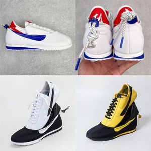 Clot Clotez Cortez SP Yin Yang Bruce Lee Zapatillas de deporte Zapatillas de deporte Blanco Negro Amarillo Diseñador Clásico Hombres Mujeres Atlético Tenis Entrenadores 36-45