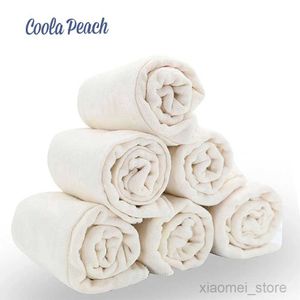 Pañales de tela Coola Peach 1pc/3pcs/6pcs/lote muselina pañal de algodón inserto sin blanquear