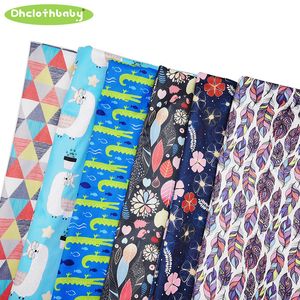 Pañales de tela Lavable Impermeable TPU Tejido de poliéster hecho a mano Material PUL impreso para pañales de alta calidad Almohadillas menstruales DIY Costura 221014