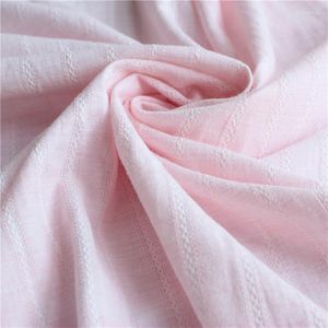 Tissu d'habillement 100x145cm rose bleu tissu coton Jacquard pastorale petite chemise fraîche jupe porter