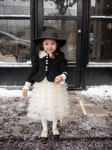 Ensembles de vêtements 2023 robe pour enfants enfants vestes de princesse sans manches tulle tutu robes filles nourrissons vêtements d'anniversaire d'hiver