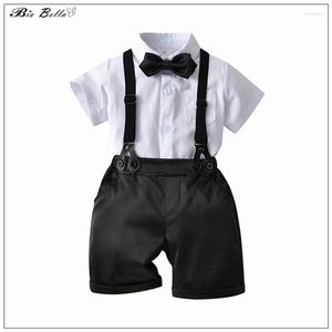 Ensembles de vêtements bébé vêtements d'été ensemble formel né anniversaire de mariage 1-5 ans enfants 2023 gros Clinb Supender tenues costume de Noël costume